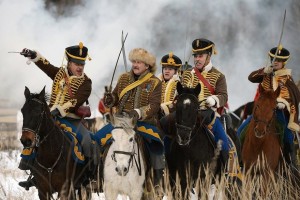 Reconstruction of the war with Napoleon and the Great Patriotic War.